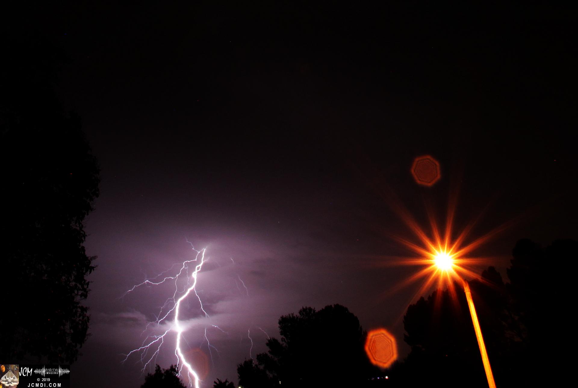 Lightning Storm, Santa Clarita